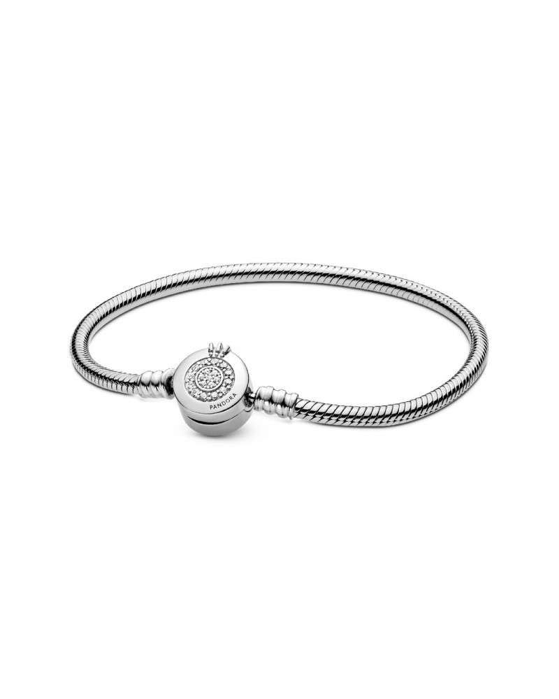 Pulsera Pandora de Cadena de Serpiente O coronada Brillante 599046C01