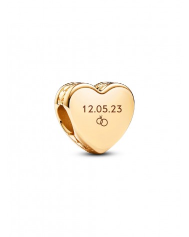 Charm Pandora Corazón para Grabar 762015C00 - foto 2