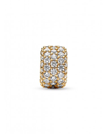 Charm Pandora Triple Fila Brillante en Pavé 762820C01 - foto 3