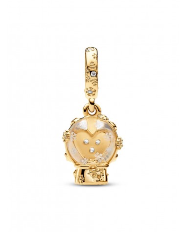 Charm Pandora Colgante Globo Corazón Copo de Nieve 762825C01 - foto 3