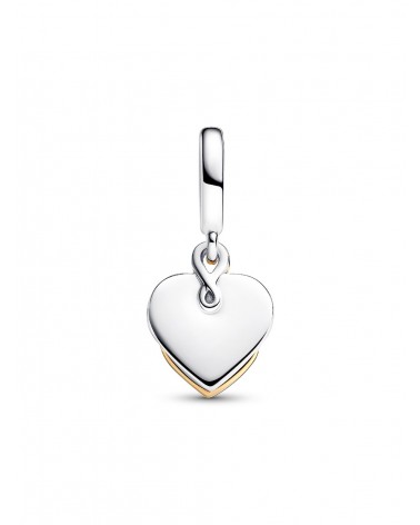 Charm Pandora Colgante Doble Grabable Mama con un Diamante Sintético Creado en Laboratorio 763237C01 - foto 2