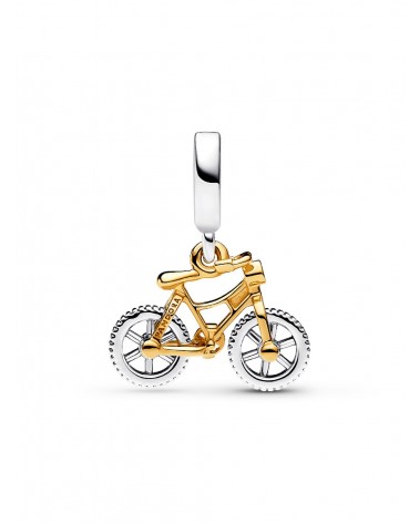 Charm Pandora Colgante Ruedas de Bicicleta Girando en Dos Tonos 763354C01 - foto 3