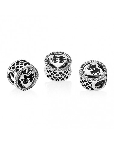 Charm Pandora Disney beso de Mickey y Minnie 791957