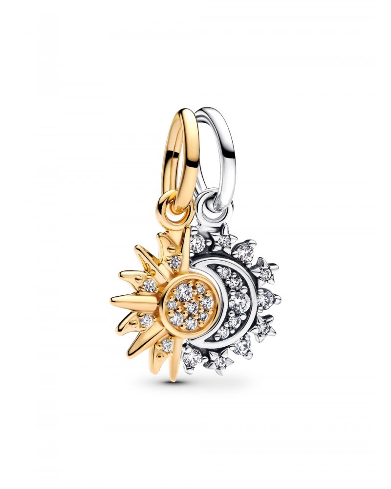 Charm Pandora Colgante Divisible Sol y Luna 763585C01