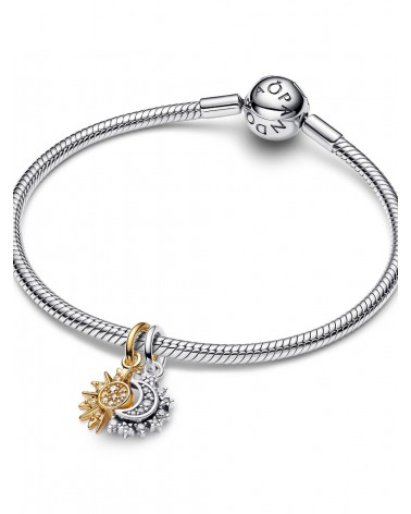 Charm Pandora Colgante Divisible Sol y Luna 763585C01 - foto 3