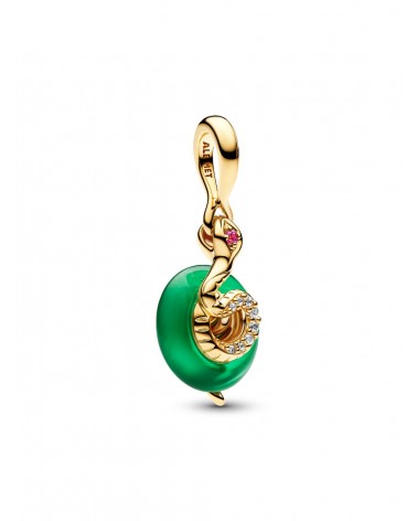 Charm Pandora Colgante Serpiente Verde de Cristal de Murano 763617C01