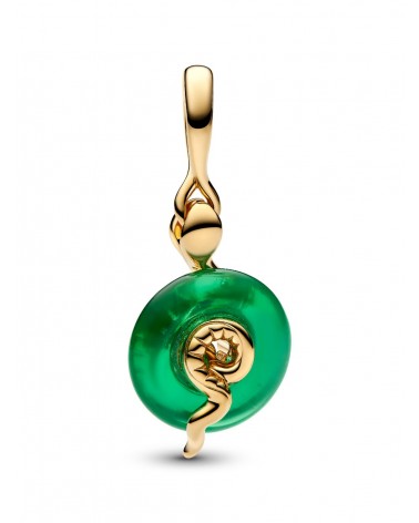 Charm Pandora Colgante Serpiente Verde de Cristal de Murano 763617C01 - foto 3
