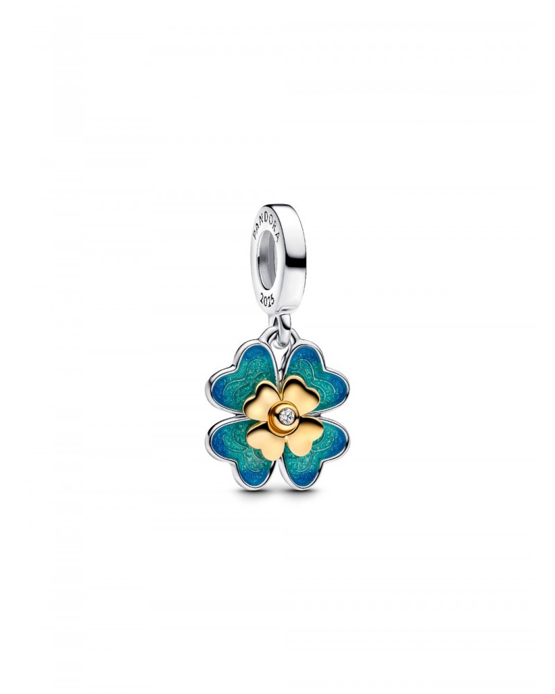 Charm Pandora Colgante con Diamante Creado en Laboratorio Trébol de Cuatro Hojas 763624C01