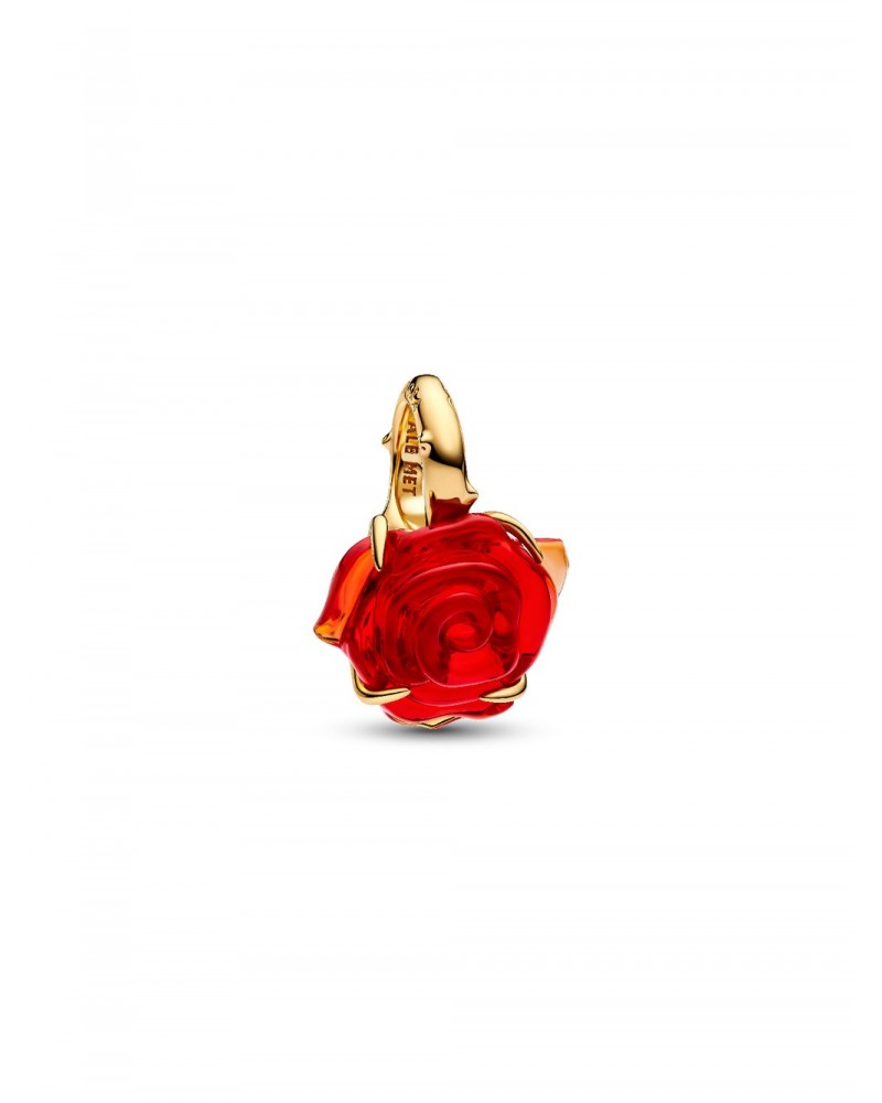 Charm Pandora Colgante Rosa Encantada de la Bella y la Bestia de Disney 764018C01