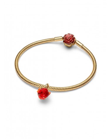 Charm Pandora Colgante Rosa Encantada de la Bella y la Bestia de Disney 764018C01 - foto 3