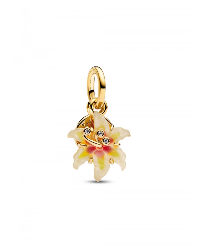 Charm Pandora Colgante Doble Flor Mágica que brilla en la oscuridad de Enredados de Disney 764020C01