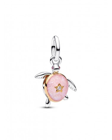 Charm colgante Tortuga Marina Rosa Pandora Club 2026 764432C01