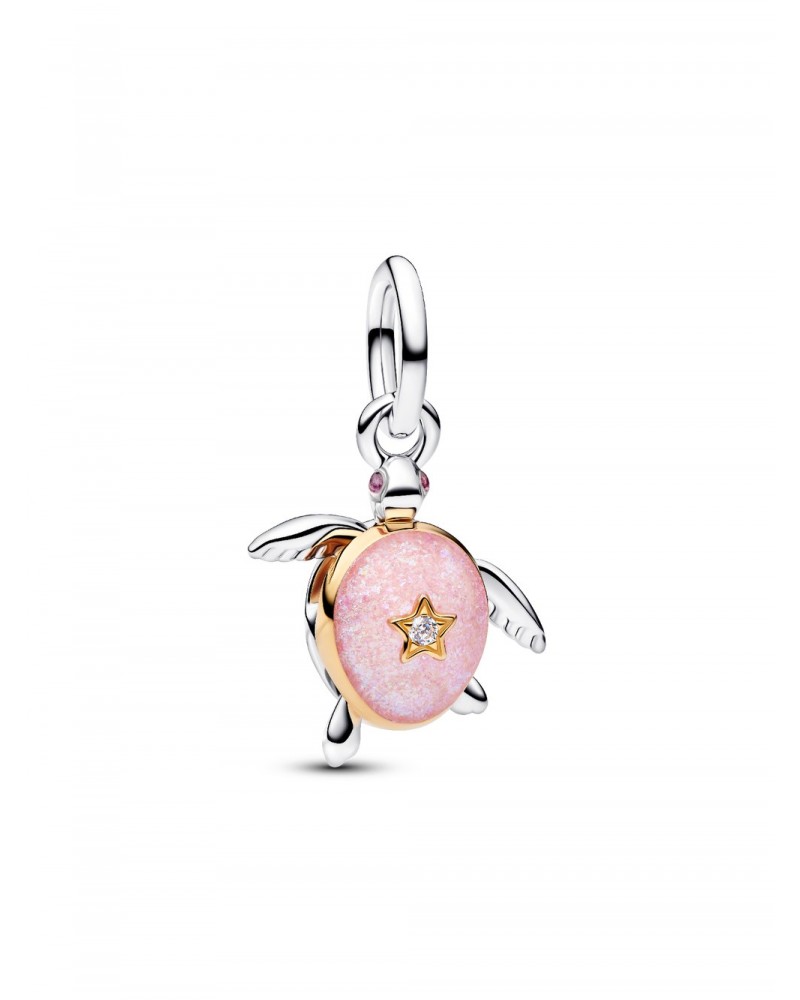 Charm colgante Tortuga Marina Rosa Pandora Club 2026 764432C01
