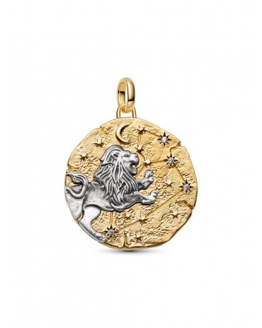 Charm Pandora Medallón XL Zodiaco Leo 764996C01