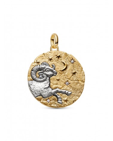 Charm Pandora Medallón XL Zodiaco Aries 764997C01