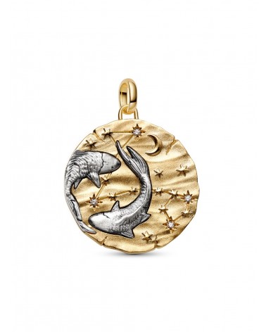 Charm Pandora Medallón XL Zodiaco Piscis 765005C01