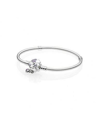 PULSERA PANDORA CIERRE FLORES