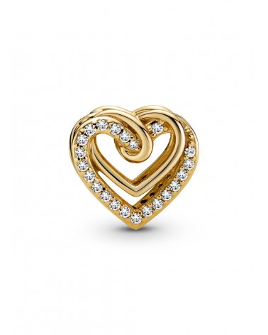 Charm Pandora Corazones Entrelazados Brillantes 769270C01 - foto 3