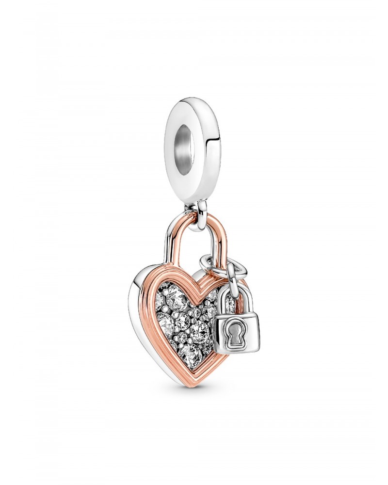 Charm Pandora Colgante Doble Candado Corazón 780087C01