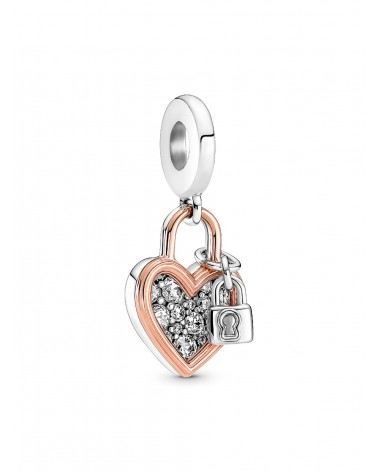 Charm Pandora Colgante Doble Candado Corazón 780087C01