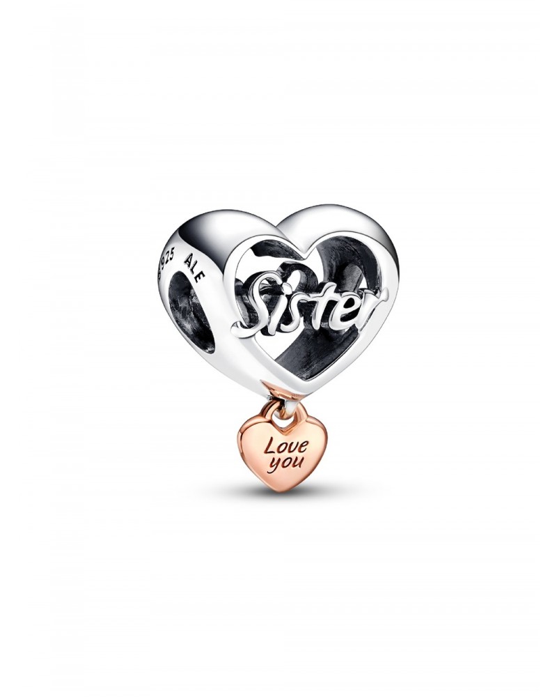 Charm Pandora Corazón Te Quiero Hermana 782244C00