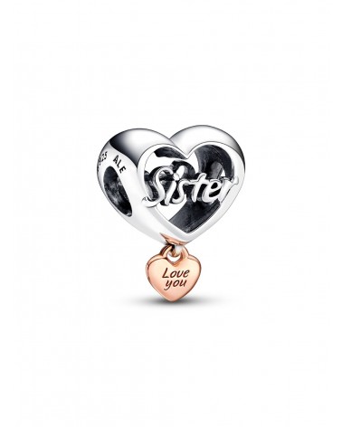 Charm Pandora Corazón Te Quiero Hermana 782244C00