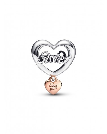 Charm Pandora Corazón Te Quiero Hermana 782244C00 - foto 3