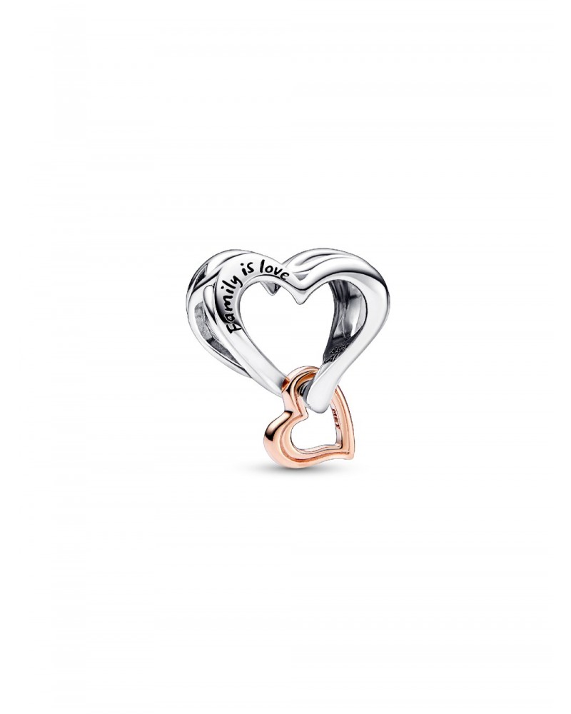 Charm Pandora Corazón Infinito de Filigrana en Dos Tonos 782642C00
