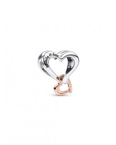 Charm Pandora Corazón Infinito de Filigrana en Dos Tonos 782642C00