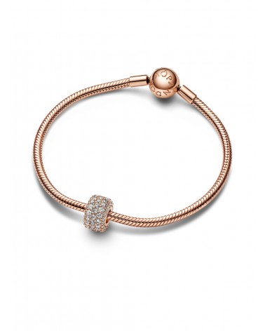 Charm Pandora Triple Fila Brillante en Pavé 782820C01 - foto 3