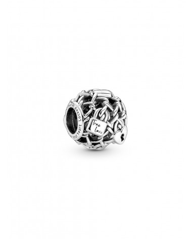 Charm Pandora Candado Eslabones Cadena en Filigrana 790071C00