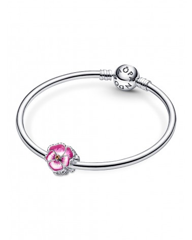 Charm Pandora Flor Pensamiento Rosa 790777C01 - foto 3