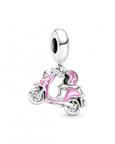 Charm Pandora Colgante Moto Scooter Rosa 791057C01