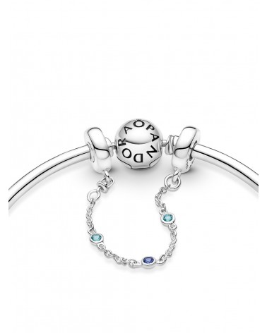 Cadena Pandora de Seguridad Tres Gemas Azules 791688C01 - foto 3