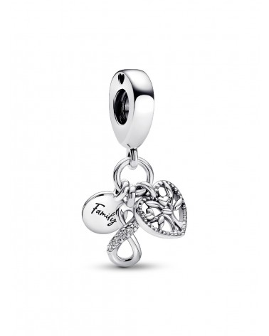 Charm Pandora Colgante Triple Infinito y Familia 792201C01