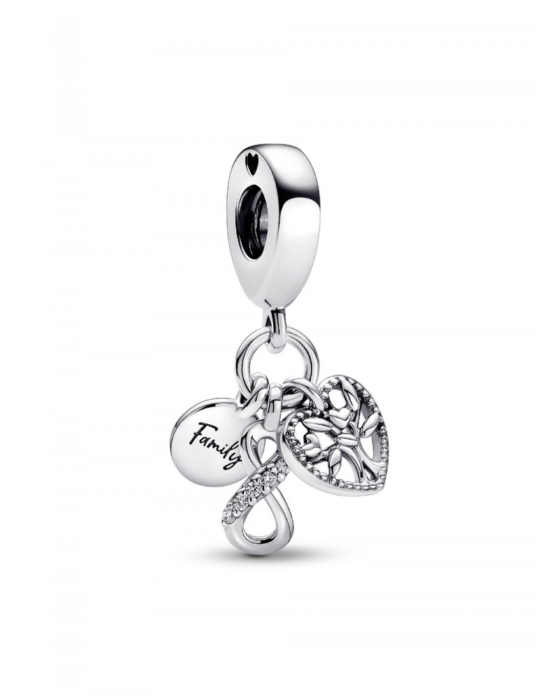 Charm Pandora Colgante Triple Infinito y Familia 792201C01
