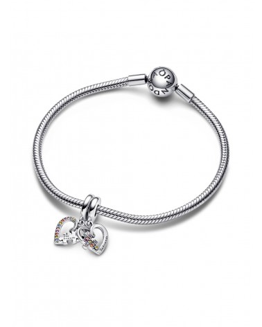 Charm Pandora Colgante Divisible Pieza de Puzle Amistad y Corazones 792239C01 - foto 3