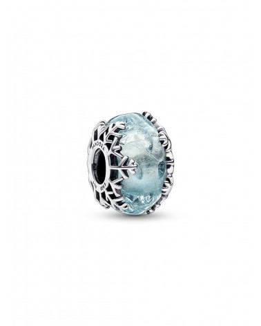 Charm Pandora de Murano Copo de Nieve Azul Invernal 792377C00