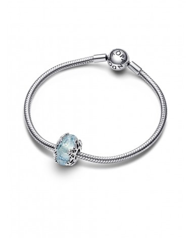 Charm Pandora de Murano Copo de Nieve Azul Invernal 792377C00 - foto 3