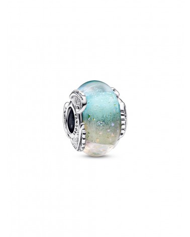 Charm Pandora de Cristal de Murano Pluma Curvada 792577C00