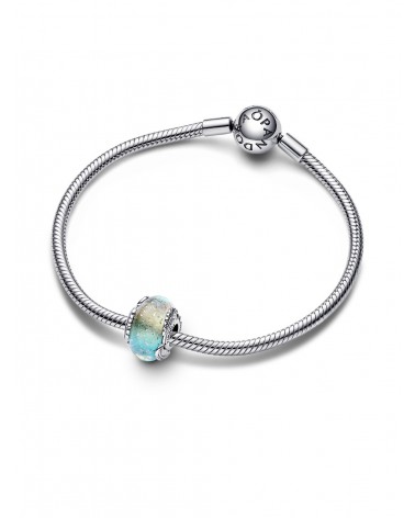 Charm Pandora de Cristal de Murano Pluma Curvada 792577C00 - foto 3