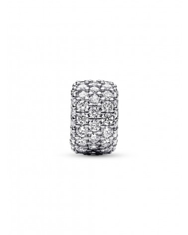 Charm Pandora Triple Fila Brillante en Pavé 792820C01 - foto 3
