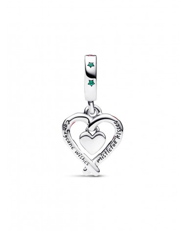 Charm Pandora Colgante Corazón Bastón Caramelo Doble de Navidad 792822C01 - foto 2