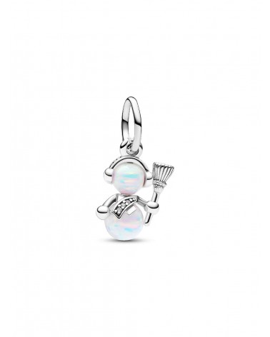 Charm Pandora Colgante Muñeco de Nieve Opalescente 792981C01