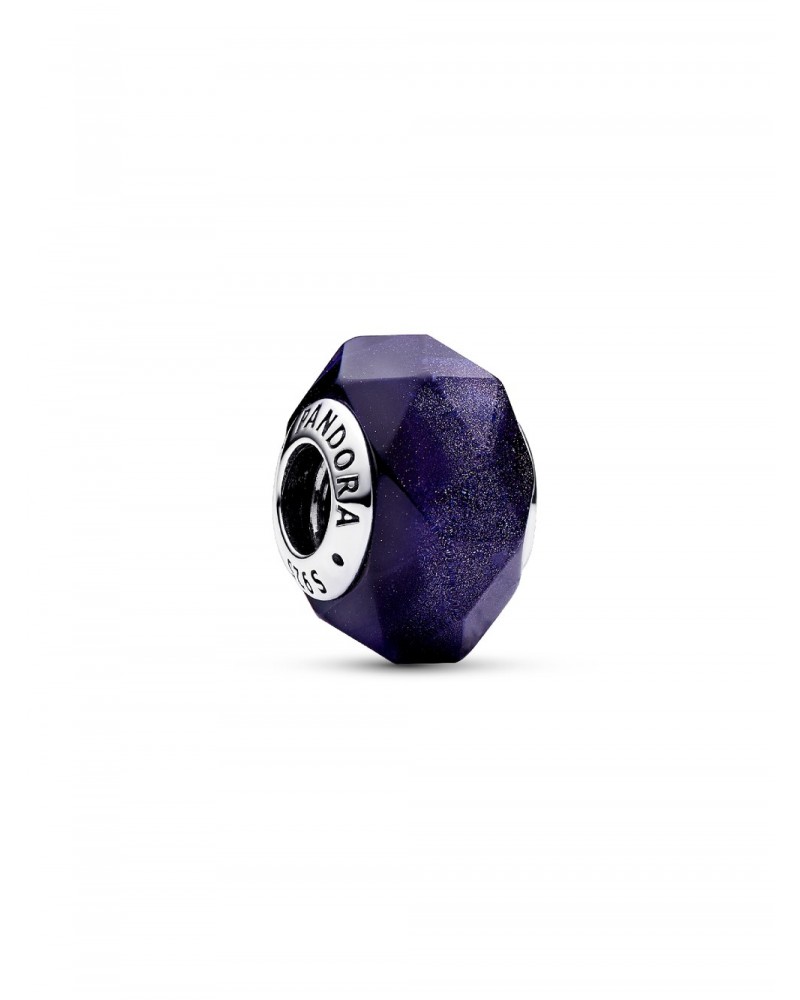 Charm Pandora de Cristal de Murano Azul Facetado 792984C00