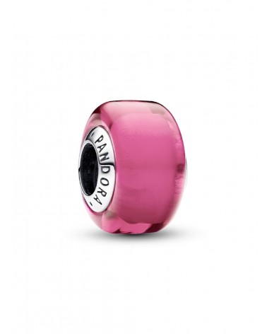 Charm Pandora Mini de Cristal de Murano Rosa 793107C00