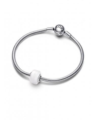Charm Pandora Mini de Cristal de Murano Blanco 793118C00 - foto 2