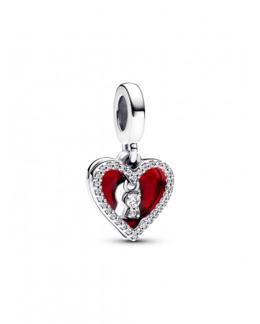 Charm Pandora Colgante Doble Corazón y Ojo de Cerradura 793119C01