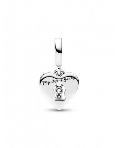 Charm Pandora Colgante Doble Corazón y Ojo de Cerradura 793119C01 - foto 2
