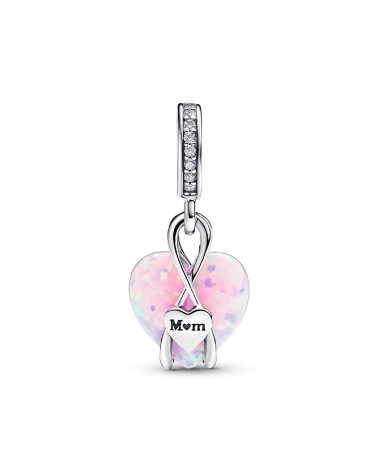 Charm Pandora Colgante Corazón Opalescente Mamá 793202C01 - foto 2